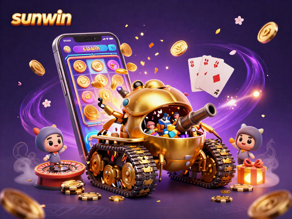 Engage with sunwin as you play thrilling casino games inside a vibrant golden beetle tank.