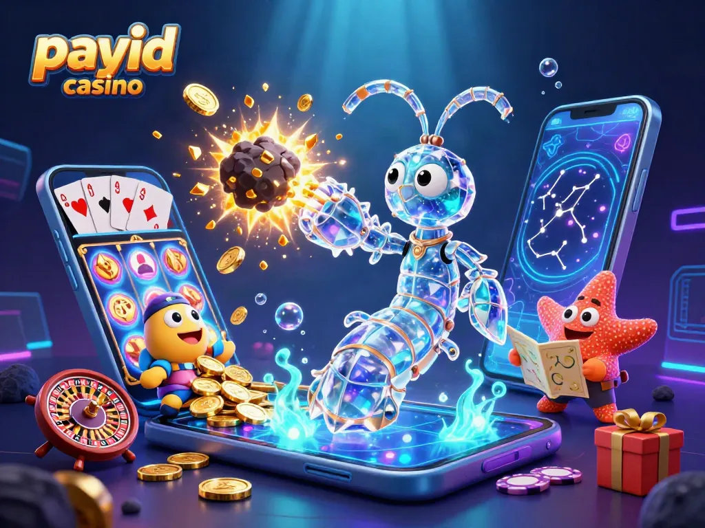 Engage with fast transactions at payid casino in vibrant 3D illustration featuring action-packed characters.