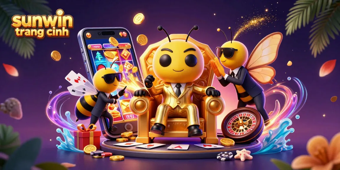 Experience dynamic gaming action with sunwin trang chính, showcasing vibrant casino elements and characters.