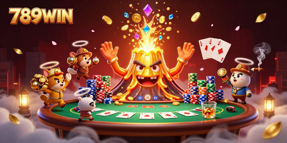 Experience thrilling wins with 789WIN as the golden volcano erupts in treasure-filled gaming extravaganza.